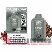 Pufftech Hyper 15000 Puff Bar %5 Nikotin Cafe Latte