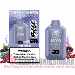 Pufftech Hyper 15000 Puff Bar %5 Nikotin Mixed Berries