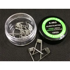 Fused/Alien Clapton Coil 0.45 Ohm 10-Pack