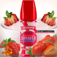 Dinner Lady Strawberry Custart 60ML Premium Liquid
