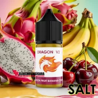 Dragon Salt Liquid V2 Dragon Fruit Banana Cherry 30ml