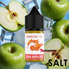 Dragon Salt Liquid V2 Sour Apple İce 30ml