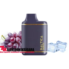 Saltica Leather 7000 Puff Bar 50mg Nikotin Grape İce