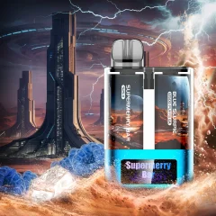 Super Merry 25,000 Puff Bar 5% Nicotine Blue Slurpie