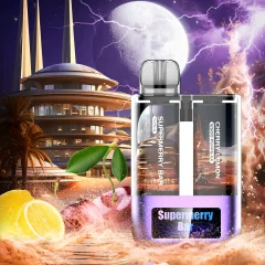 Super Merry 25,000 Puff Bar 5% Nicotine Cherry Lemon