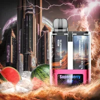 Super Merry 25,000 Puff Bar 5% Nicotine Watermelon Ice